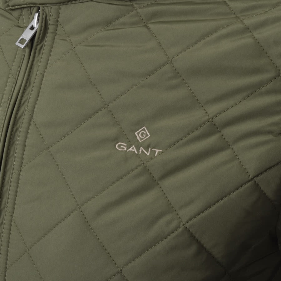Alternative Image for ProductGant Quilted Windcheater Jacket Green3
